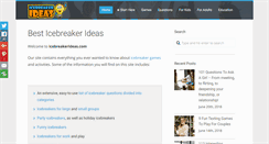 Desktop Screenshot of icebreakerideas.com